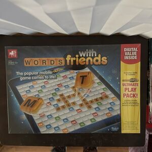 Zynga Words With Friends Board Game Scrabble Style Word Game Family Night